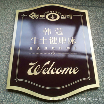 Painted Acrylic Room Number Sign/Acrylic Room Number for Hotel